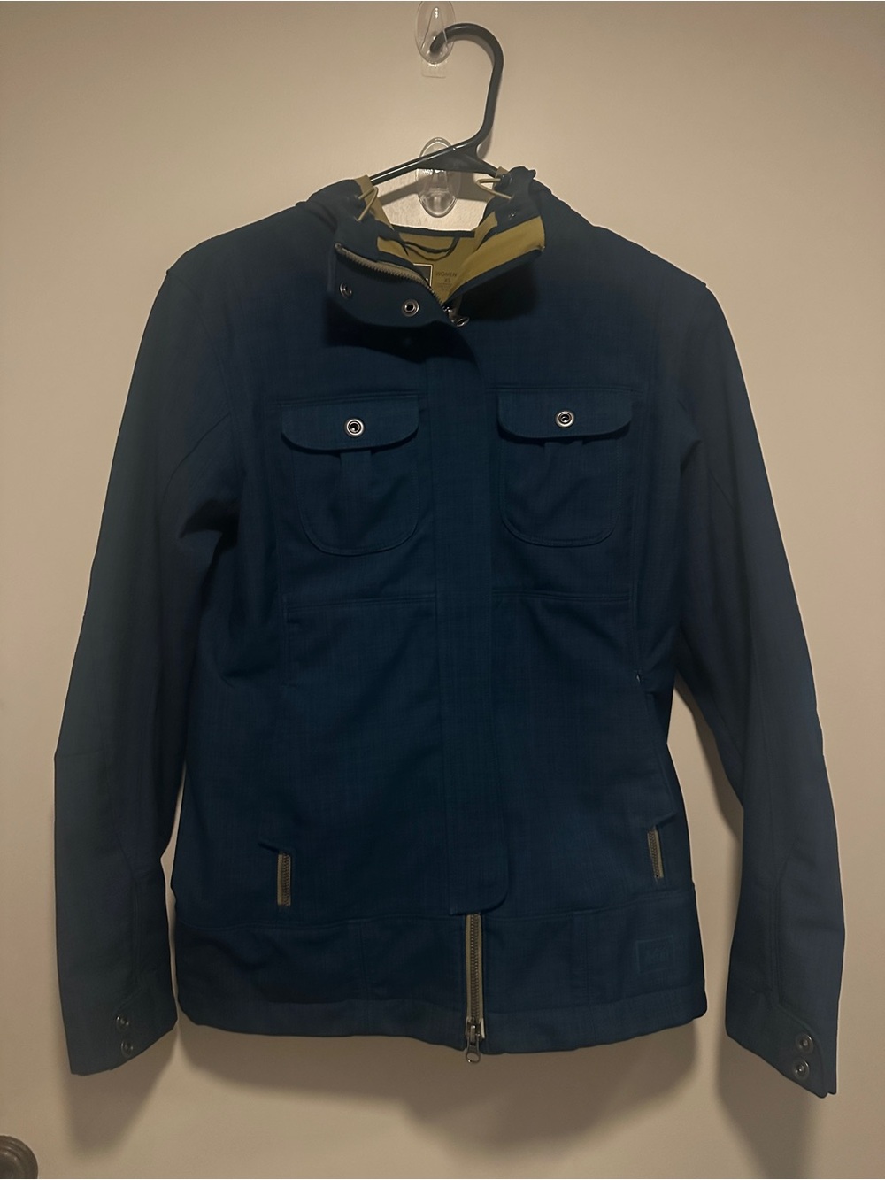 REI Navy Field Jacket with Olive Lining